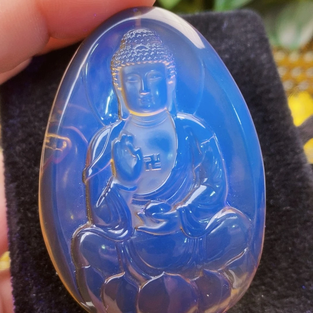 【闪购商品】蓝珀吊坠(不含链)未镶嵌