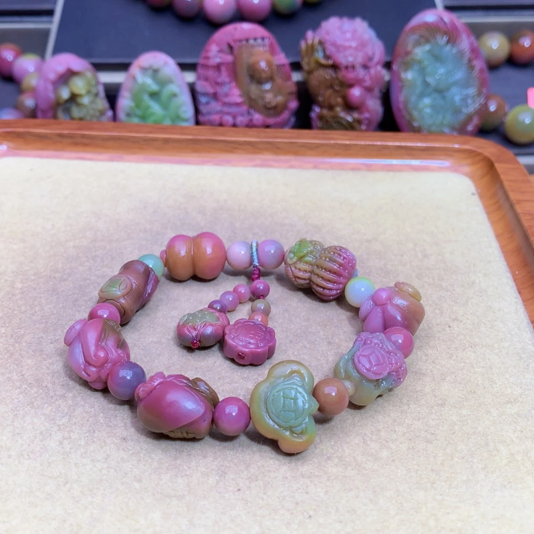 玛瑙未镶嵌手链盐源双十一