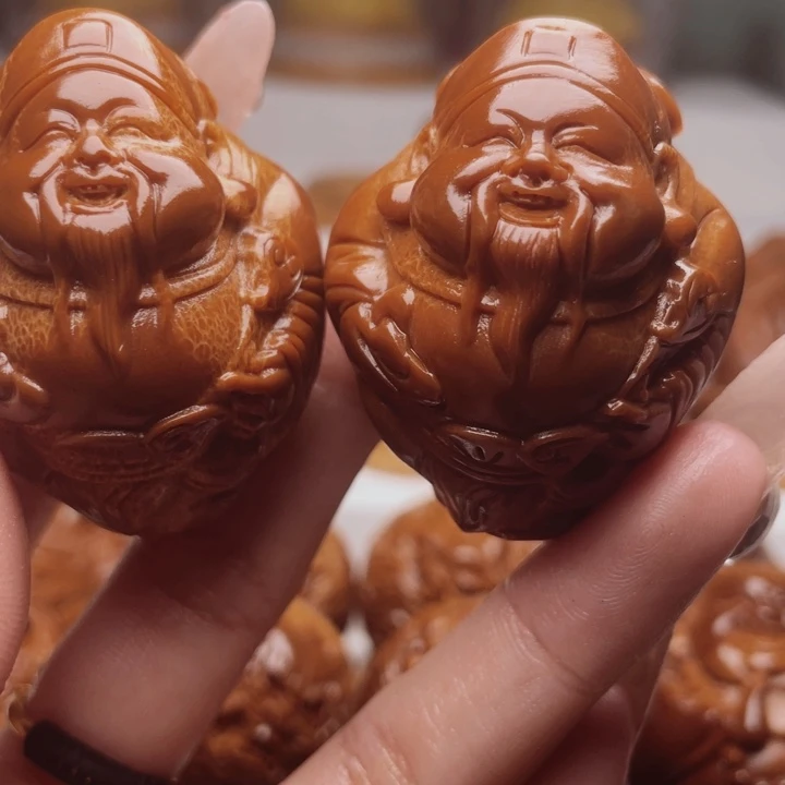 手串/手链橄榄核财神一对