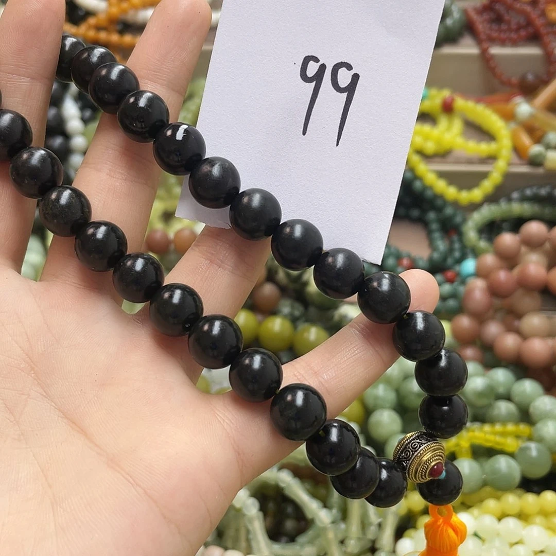 未镶嵌蛇纹石玉手链