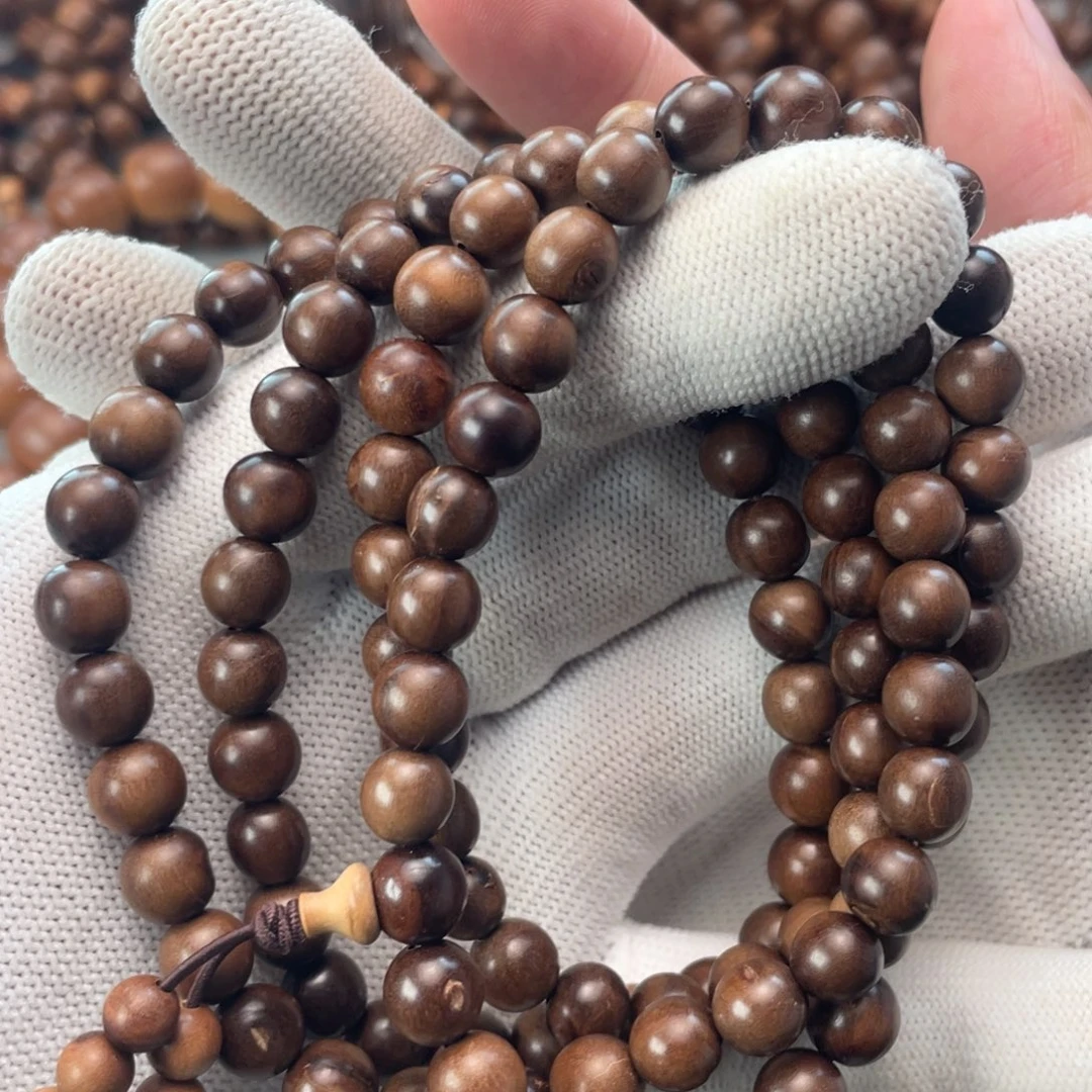 檀香木手串/手链留疤瑕疵0.8*108