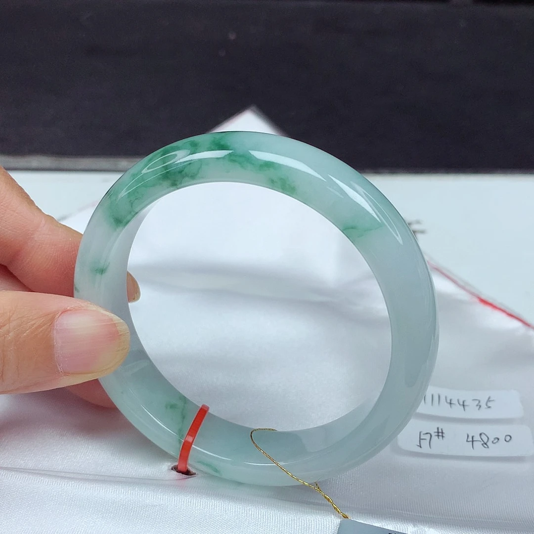 未镶嵌手镯翡翠57圈4435