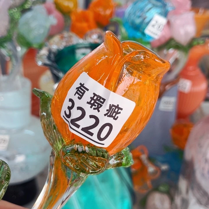 琉璃3220瑕 花瓶摆件家悦