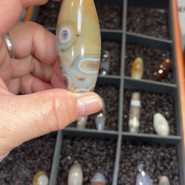 玛瑙/玉髓散珠_HEIMORI 天然天珠