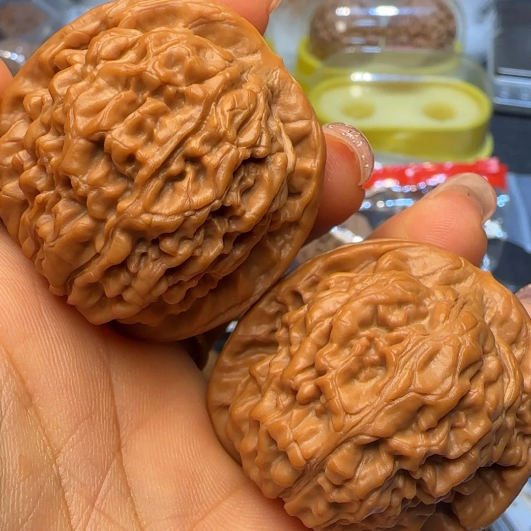 吊坠文玩核桃40莲花