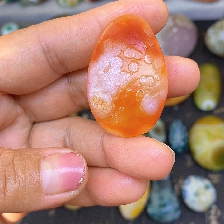 花眼玛瑙奇石无孔