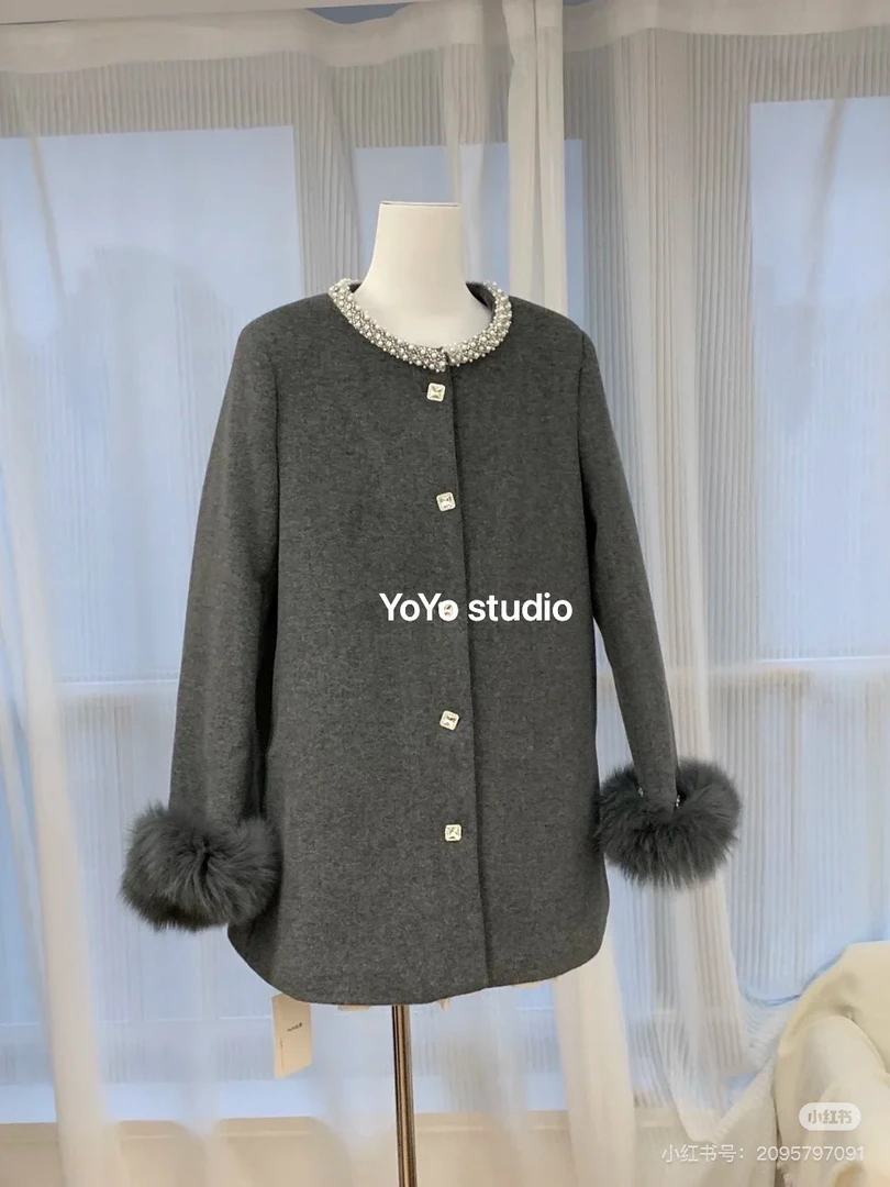 妮子中长款衣服气质