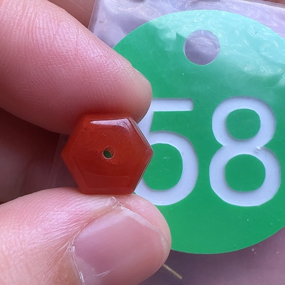 南红玛瑙未镶嵌珠宝奇石9.8m m