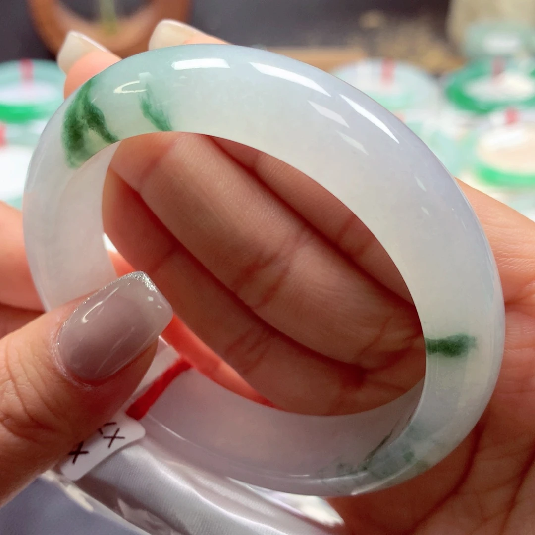 翡翠手镯未镶嵌57正57号88