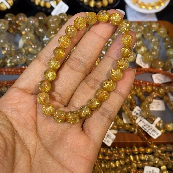 好****手链水晶未镶嵌手链8mm