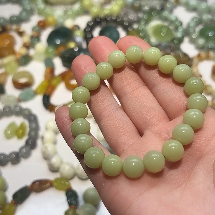 蛇纹石玉未镶嵌手串