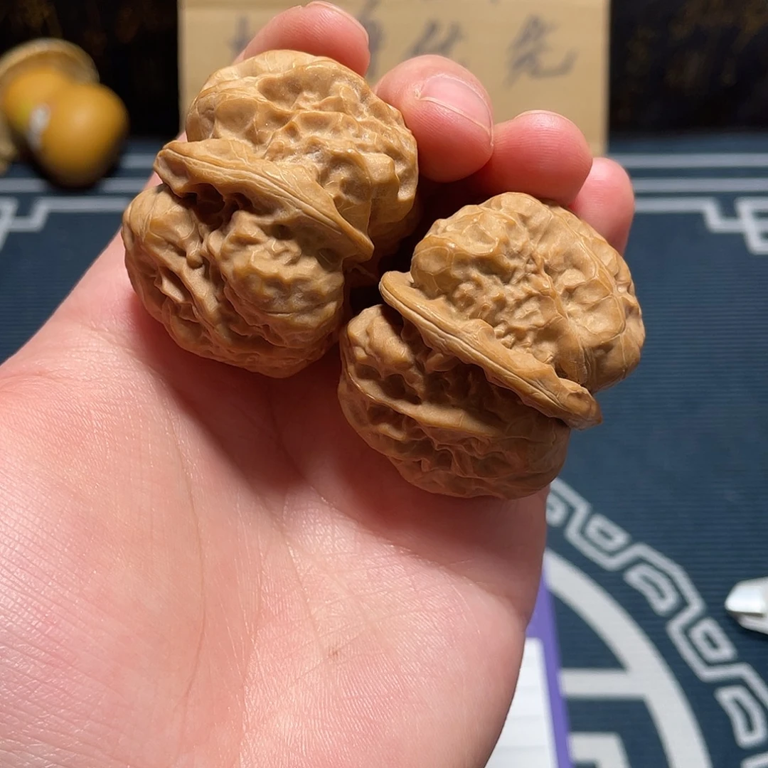 愿***潮文玩核桃把件蛤蟆