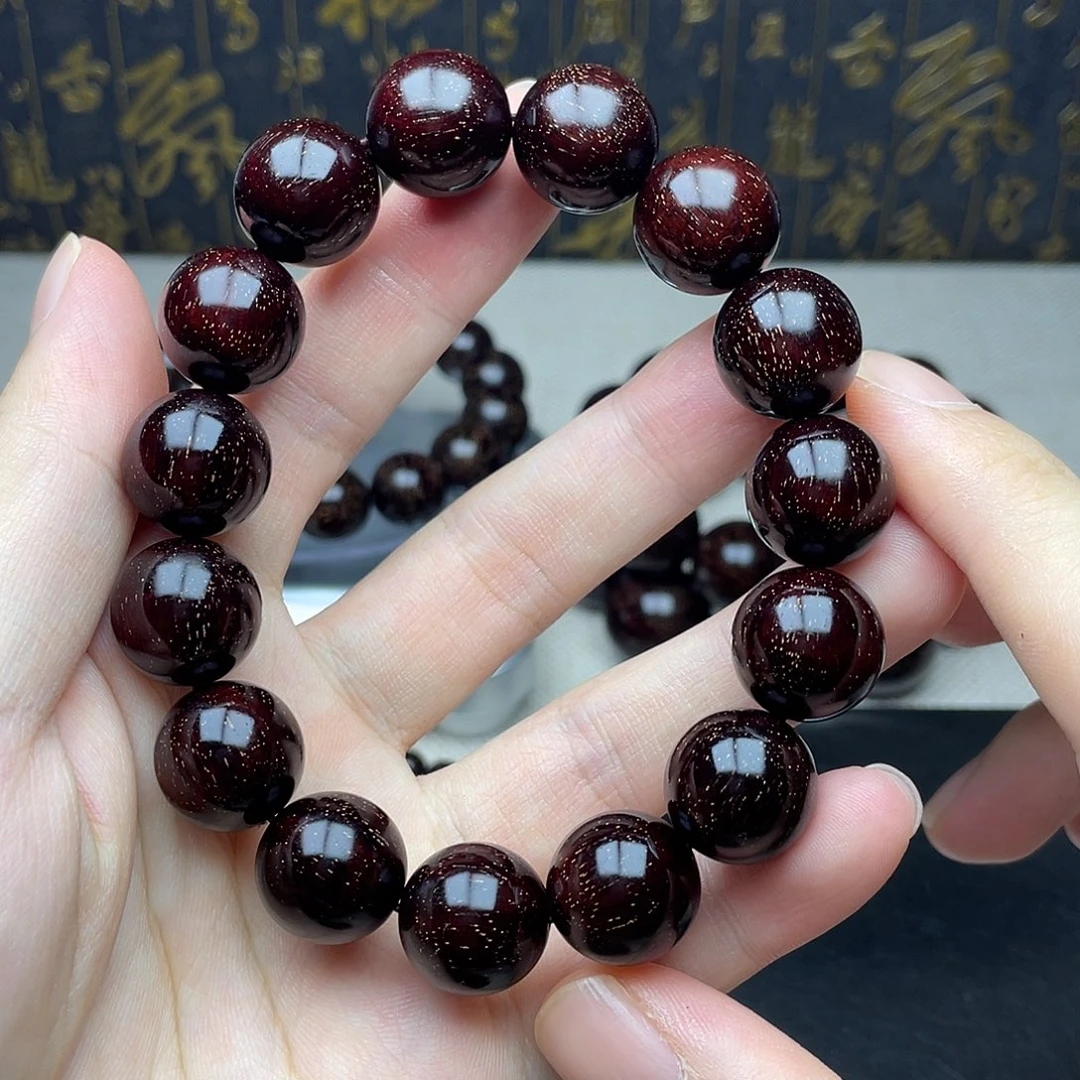 檀香紫檀（小叶紫檀）1.5 15颗 高油密多金星