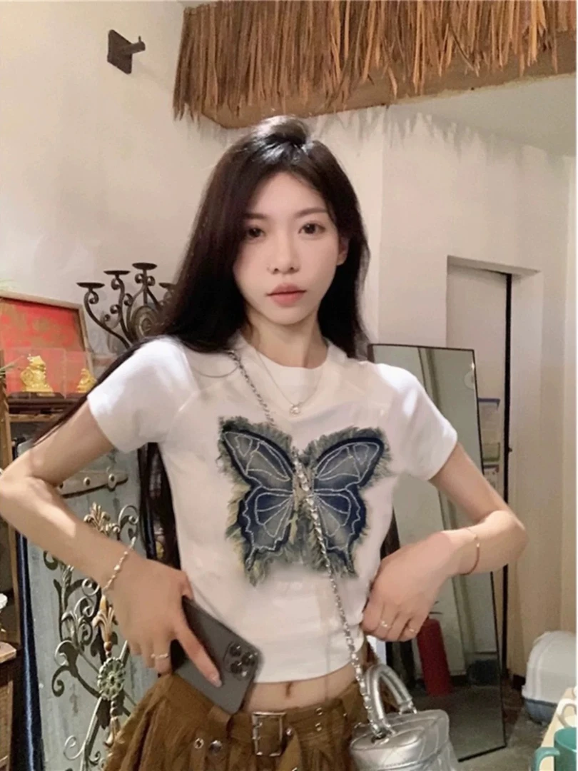 1870 GZ12 J3时尚洋气百搭短袖上衣