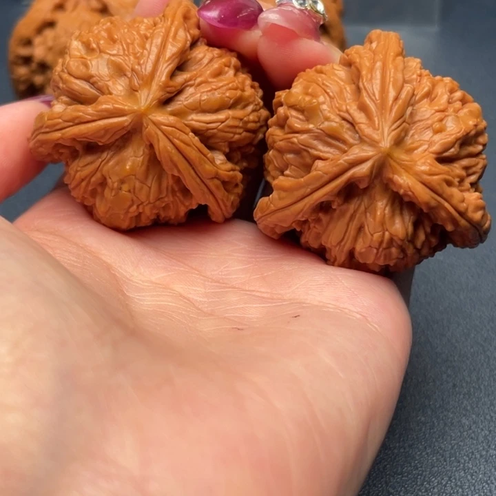 丹***司吊坠文玩核桃白狮子