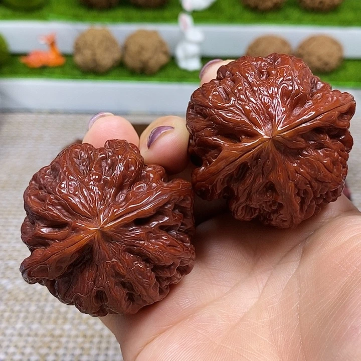 文玩核桃把件大粗筋