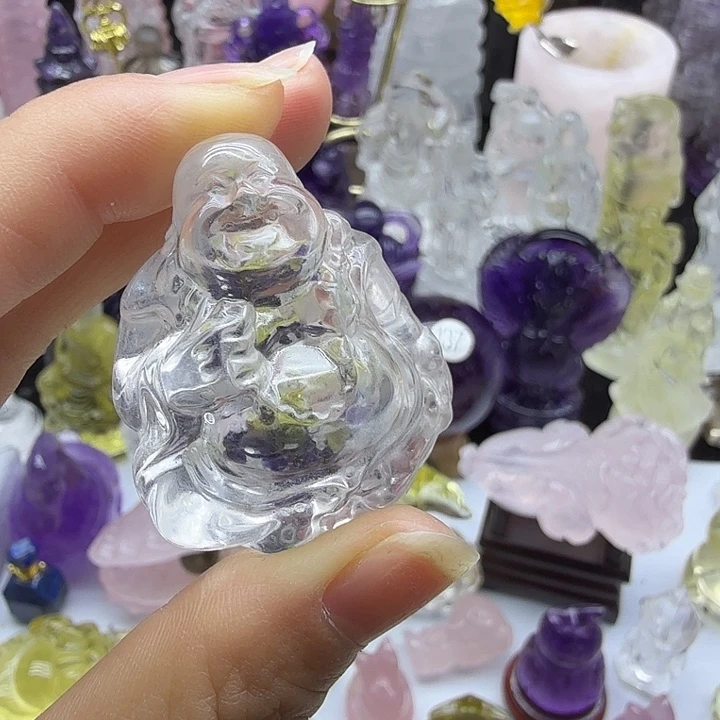 水晶未镶嵌珠宝半成品