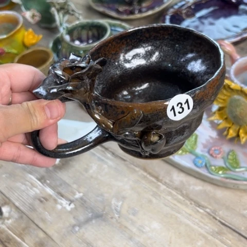 碗手工手捏咖啡杯餐具碗盘