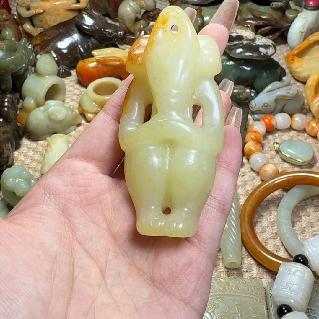 白玉菩提吊坠挂件