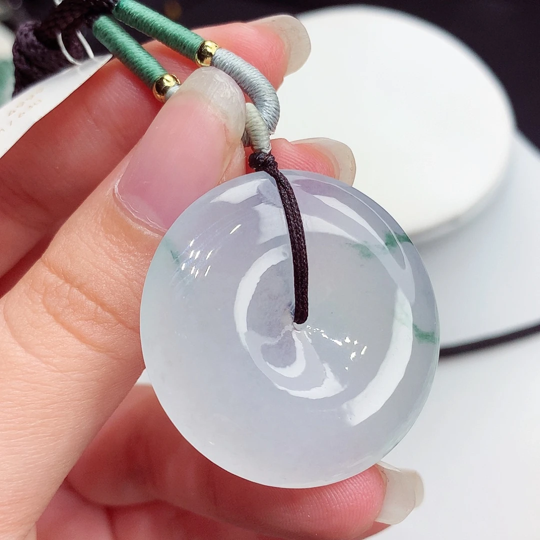 翡翠未镶嵌胸饰翡翠33，34.6/6.1