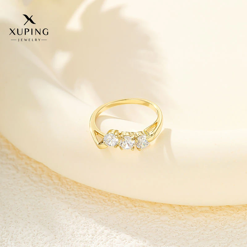 XUPING/旭平首饰 合金合成锆石戒指 618时尚百搭GDY  X000922147