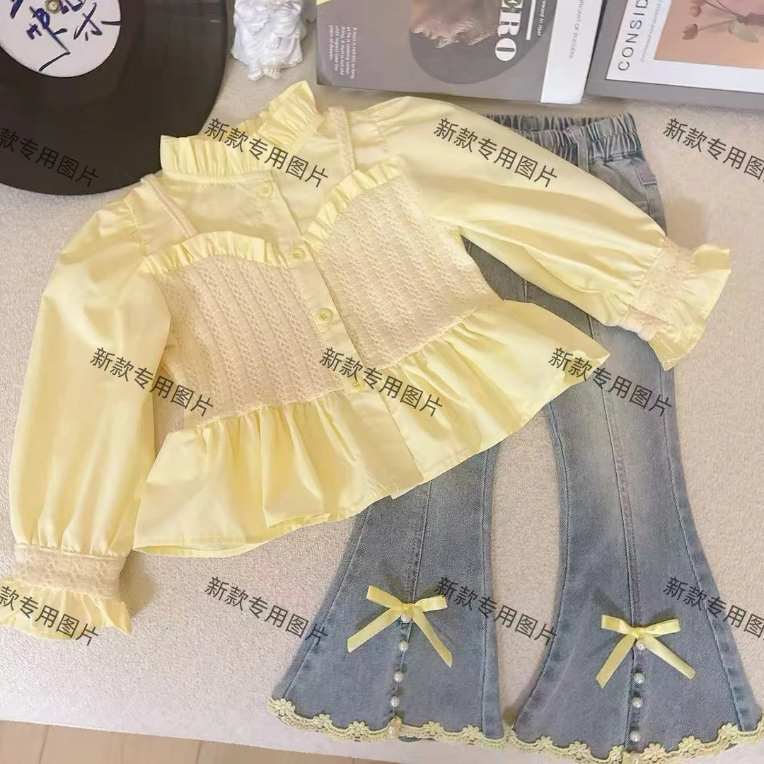 429女童毛领呢料外套2025冬季女宝加绒加厚保暖洋气时髦连衣裙