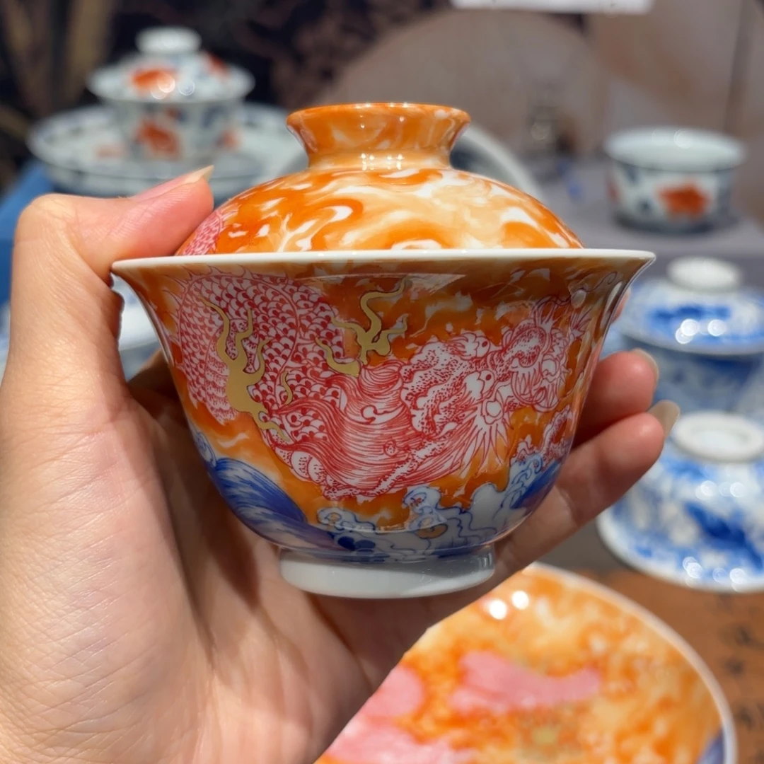 手工手绘陶瓷茶具