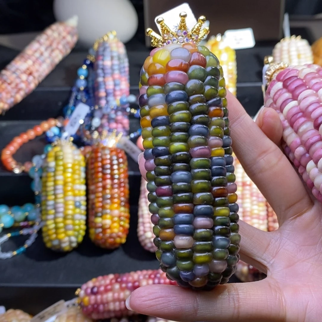 有机玻璃雨**?文玩玉米