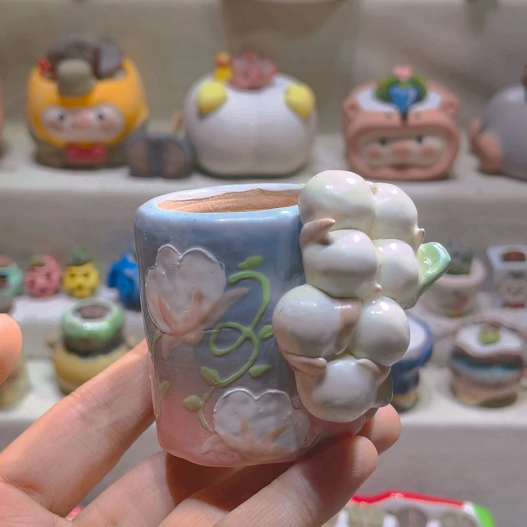 070纯手工制作重工盆盆38一个