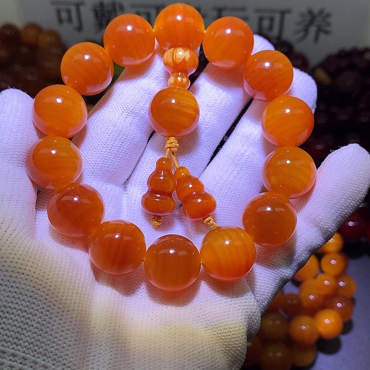 松木（琥珀木）手串/手链1.6 包浆高货