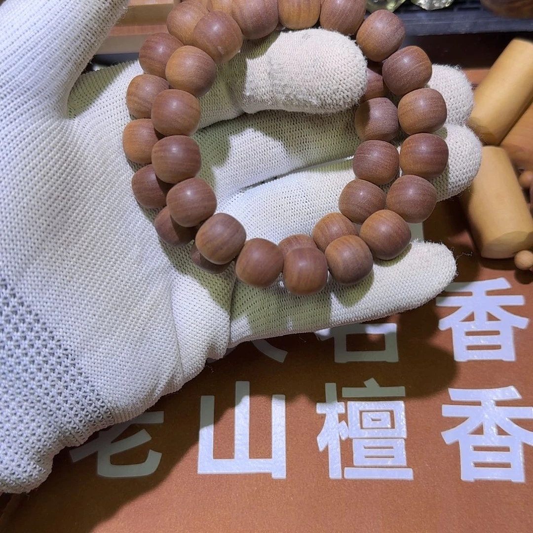 檀香木11×12×18颗黑肉横纹