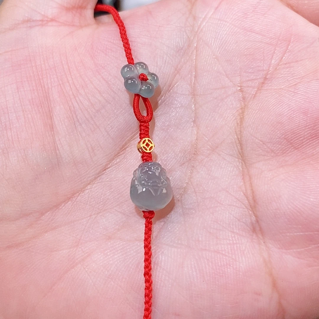 颈饰未镶嵌翡翠金蟾花花15