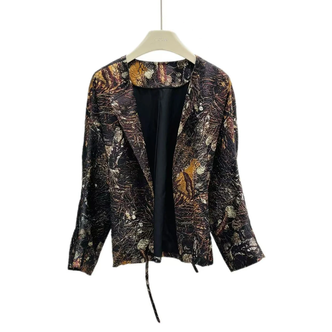 【ALSCANA】 褶皱花色外套5107311