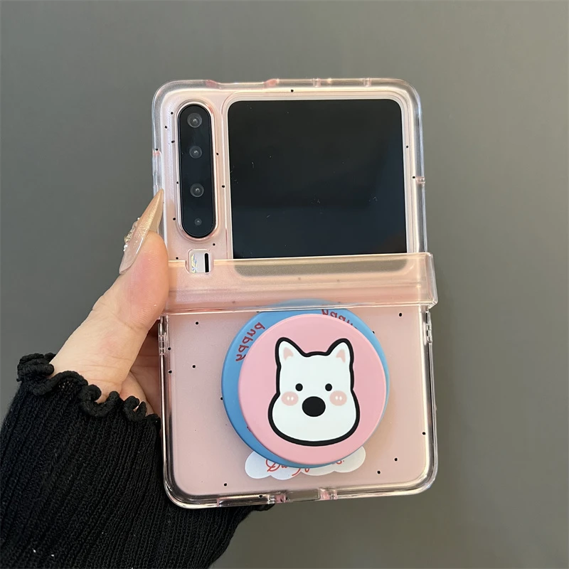 波点磁吸小动物支架适用华为purax典藏版折叠屏手机壳pocket2女款