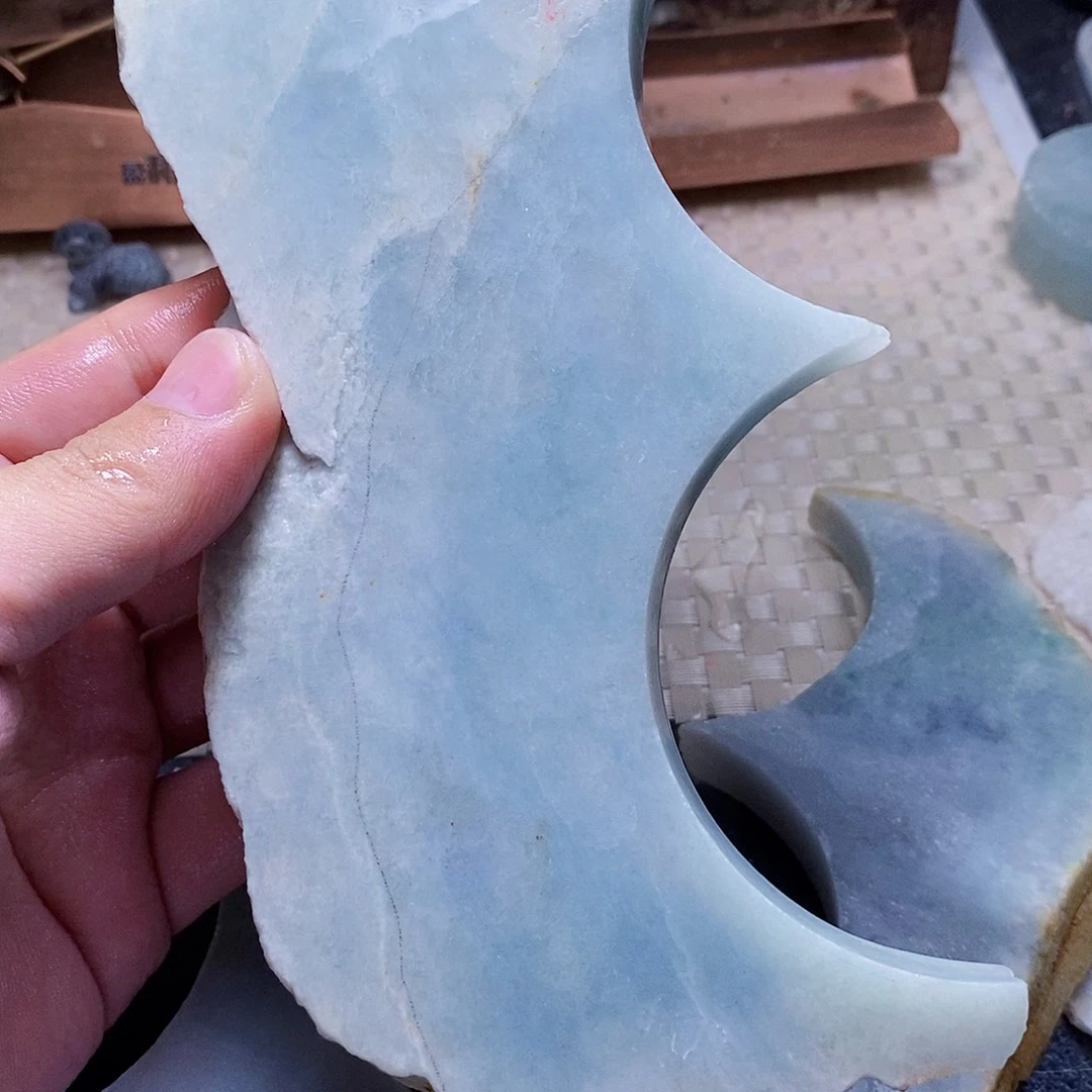 翡翠未镶嵌颈饰888