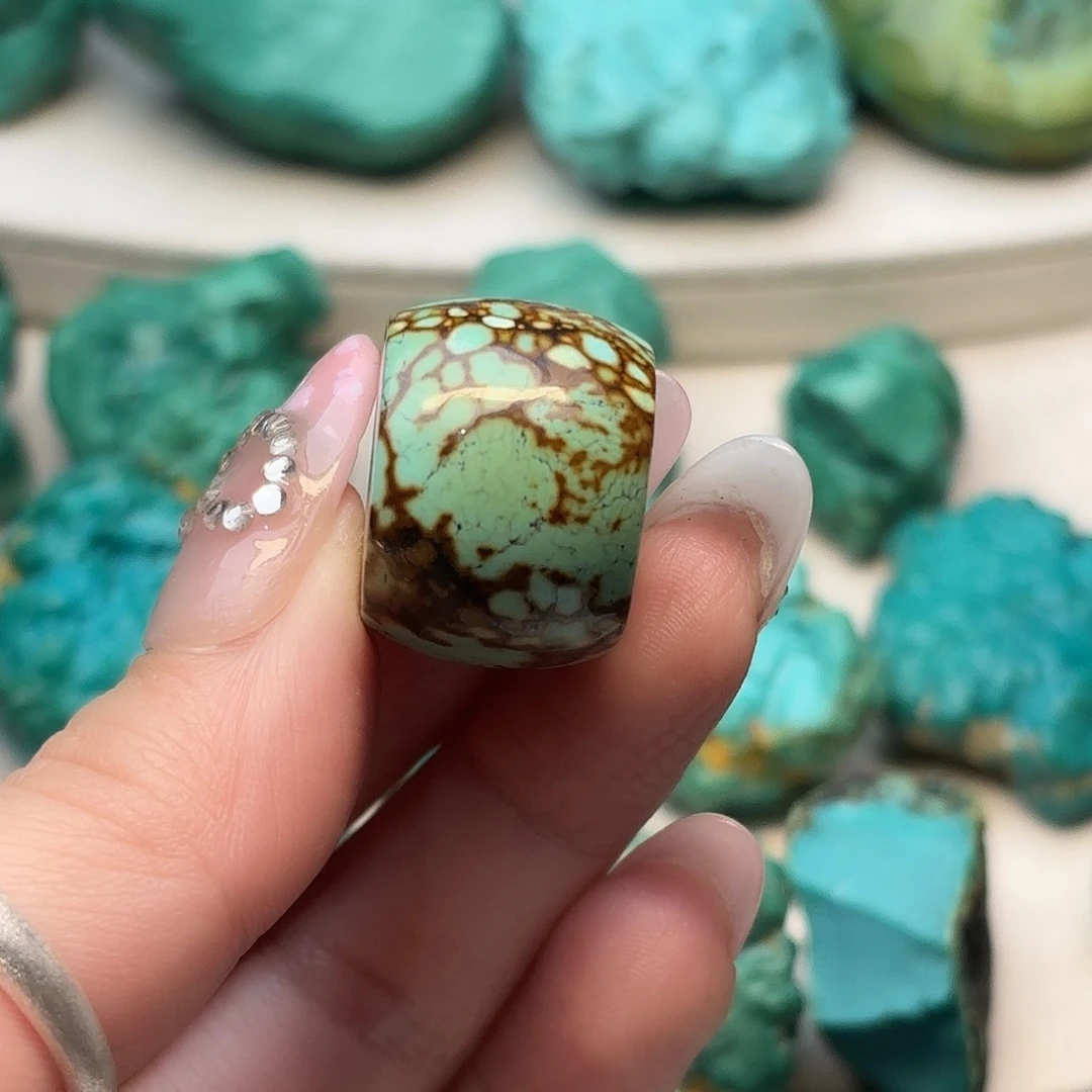 绿松石未镶嵌绿松石老型