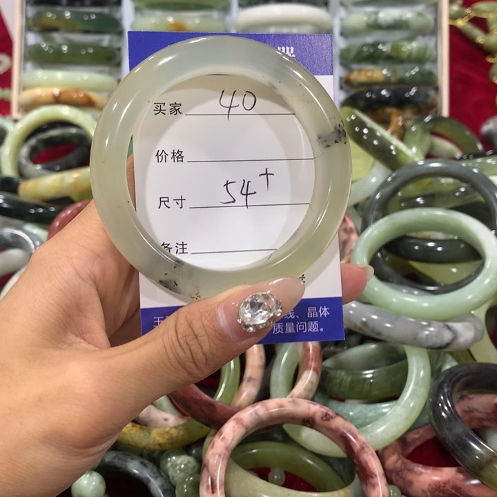 未镶嵌蛇纹石玉手镯40