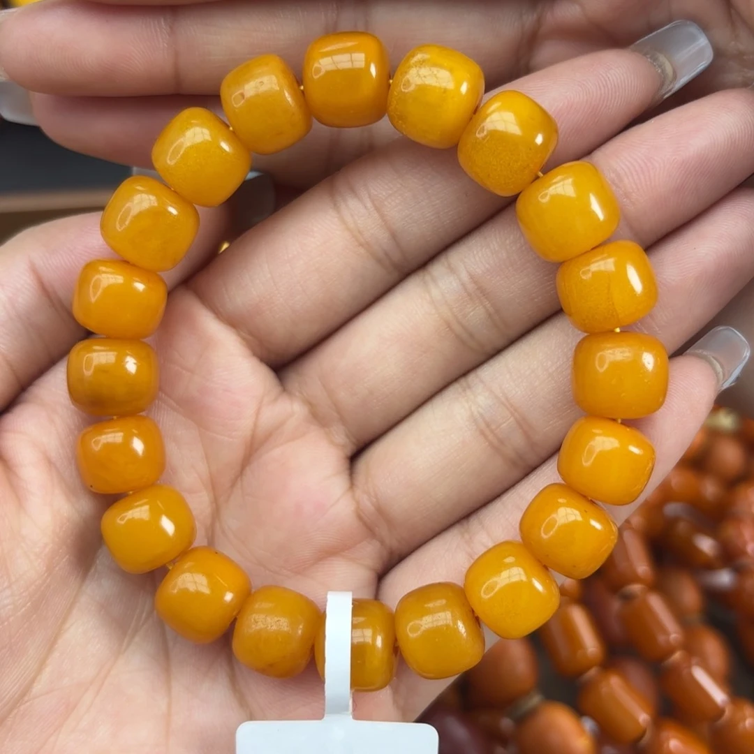 未镶嵌琥珀手链蜜蜡