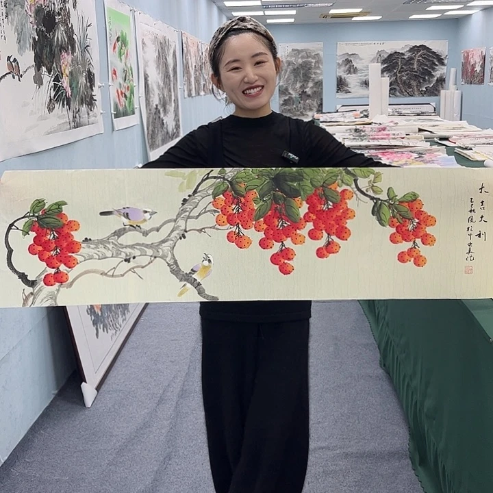 国画宣纸国画纯手绘作品