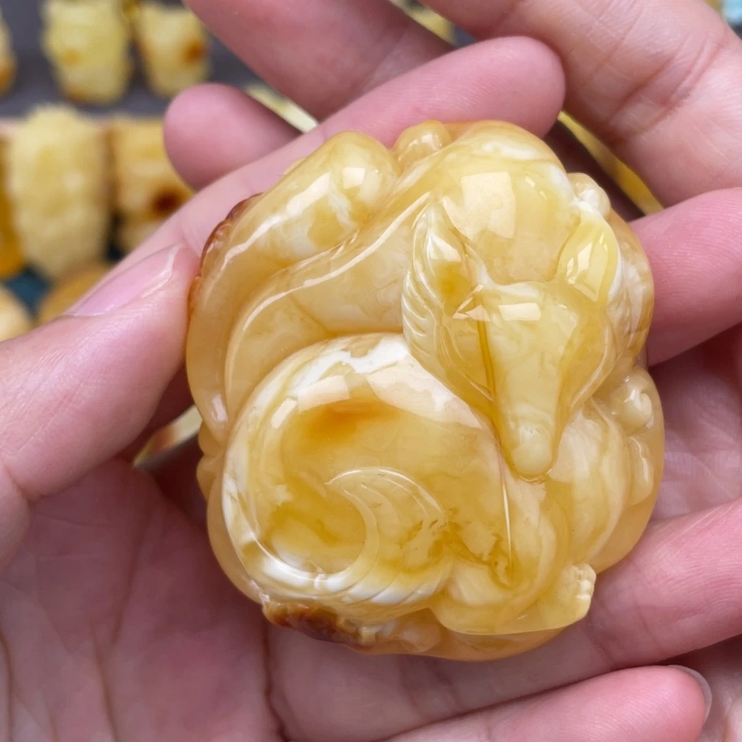 裸石琥珀未镶嵌蜜蜡