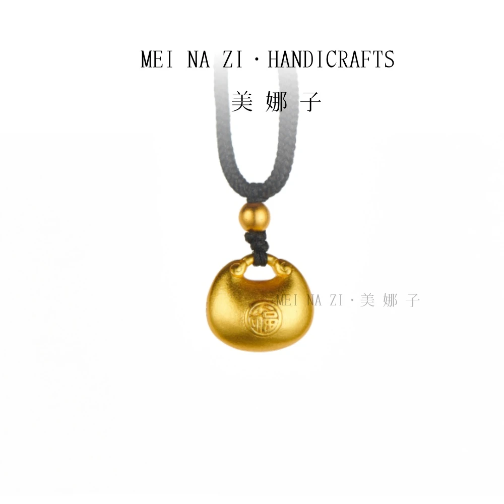 予禧/实心福字坨坨新款时尚手工复古雕刻款