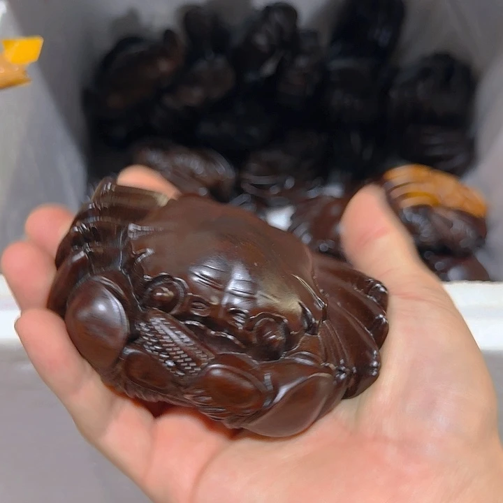木黑檀木10螃蟹一只