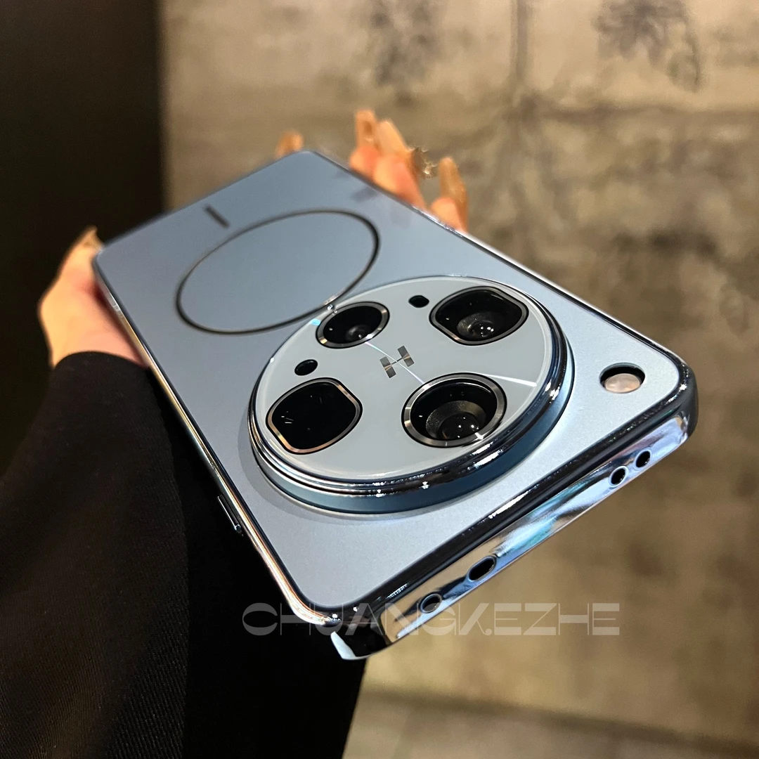 创壳者适用OPPOfindX8s+手机壳AG磨砂磁吸X8Ultra电镀X8商务防摔