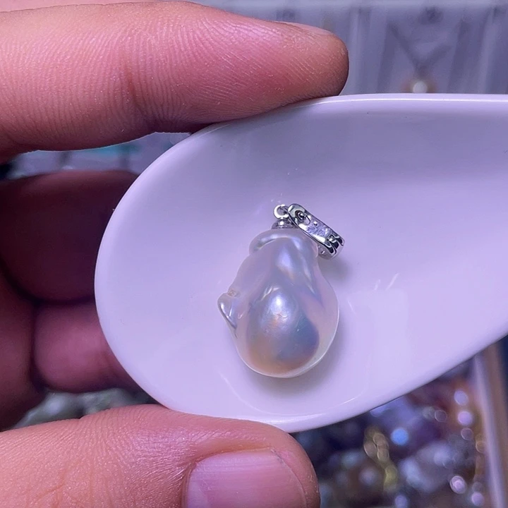 颈饰合金淡水珍珠48