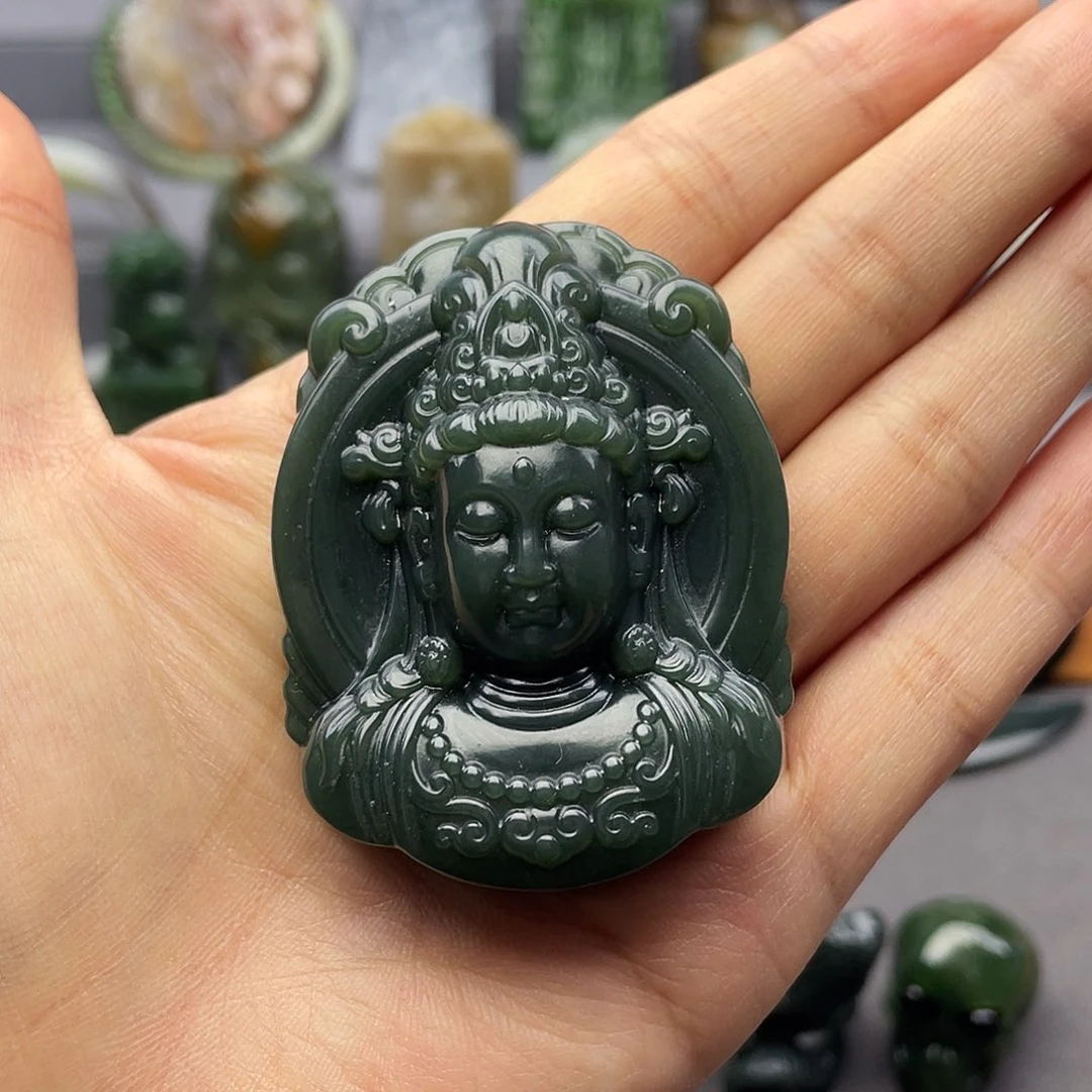 筷***助和田玉未镶嵌颈饰