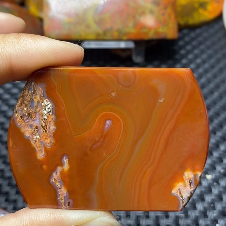 玛瑙/玉髓颈饰未镶嵌泥*