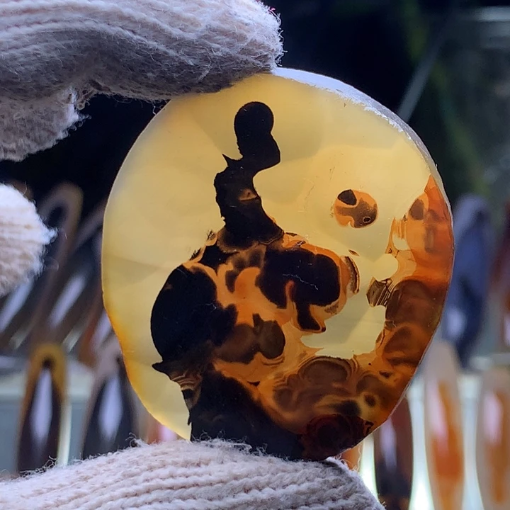 玛瑙/玉髓颈饰未镶嵌162