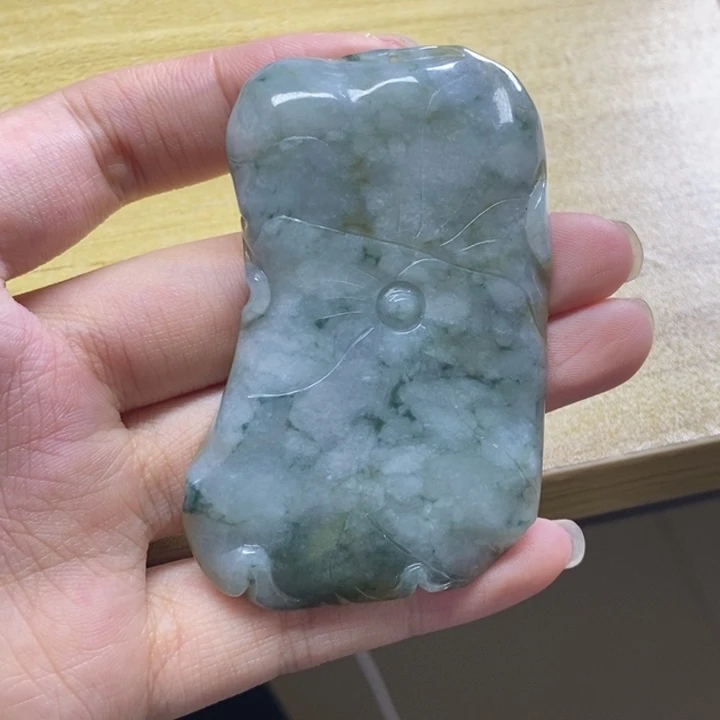 翡翠未镶嵌颈饰天然A货翡翠长66.6