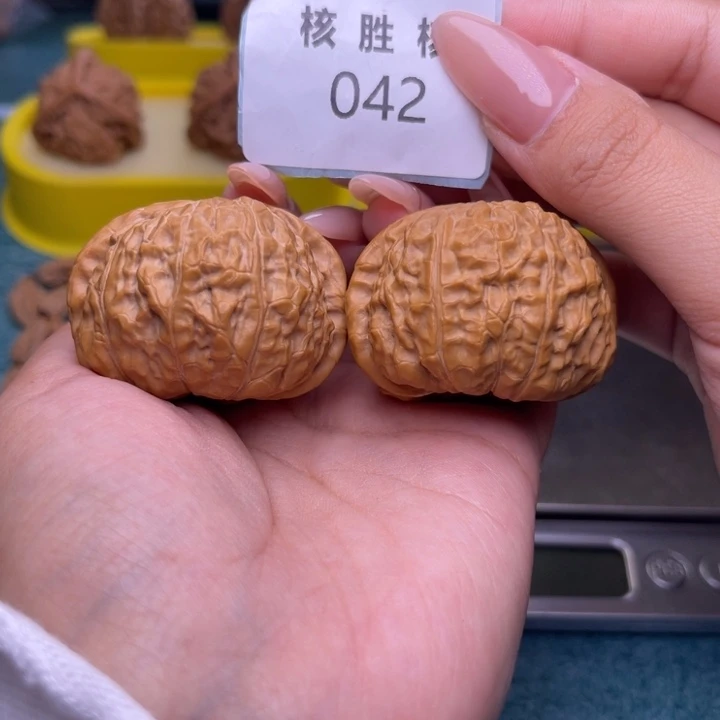 把件文玩核桃南瓜墩43.042
