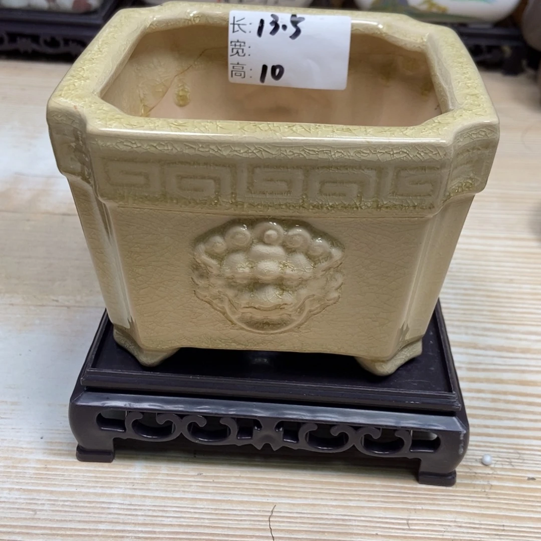 瓷片陶瓷花盆陶瓷艺术